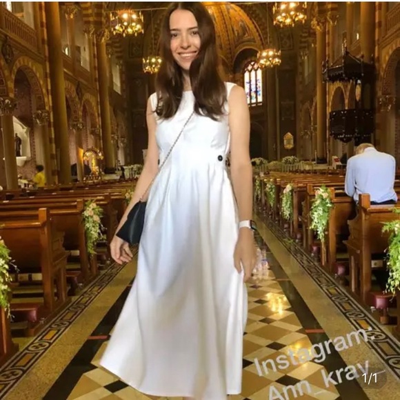 Kiesza Lyte A-Line White Formal Dress - Picture 2 of 16